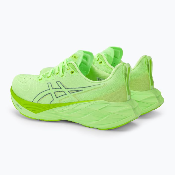 ASICS Novablast 4 férfi futócipő világító zöld/lime burst 3