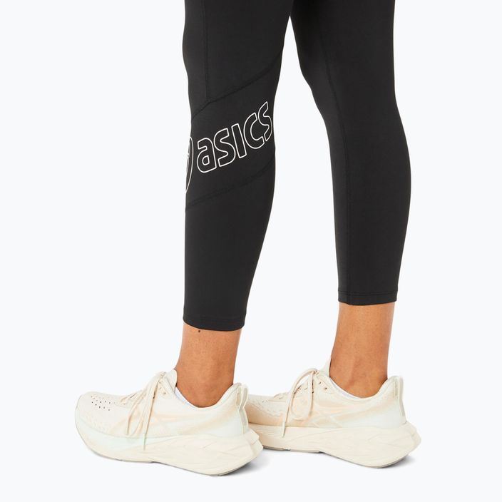 ASICS női futó leggings Logo 7/8 teljesítmény fekete 5