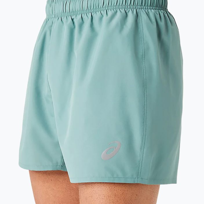 Férfi ASICS Core 5In Short celadon színű futónadrág 5