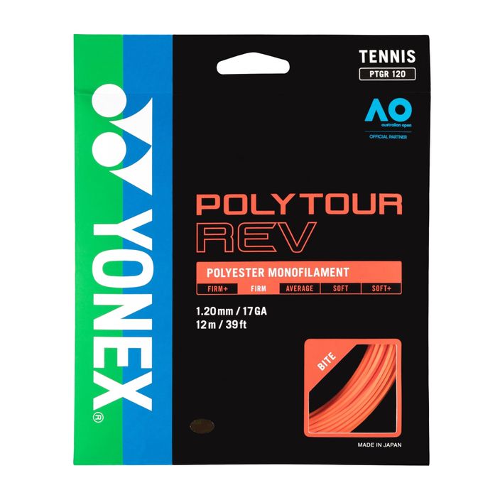 YONEX Poly Tour Rev 120 készlet 12 m lila NT120PRSP húr 2