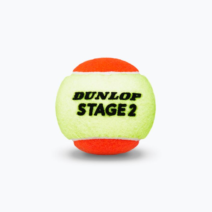 Dunlop Stage 2 gyermek teniszlabda 3 db narancssárga/sárga 601339 3