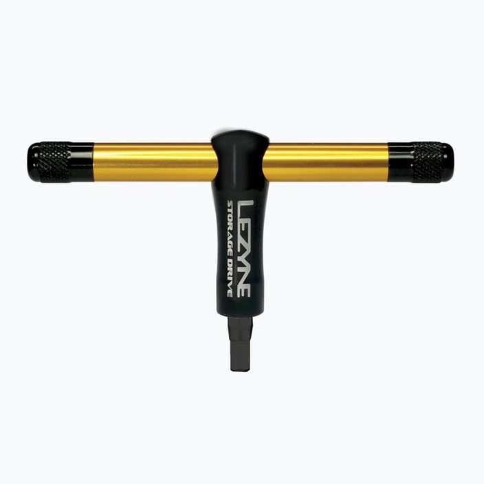 kerékpárkulcs Lezyne Storage Drive black/gold 2