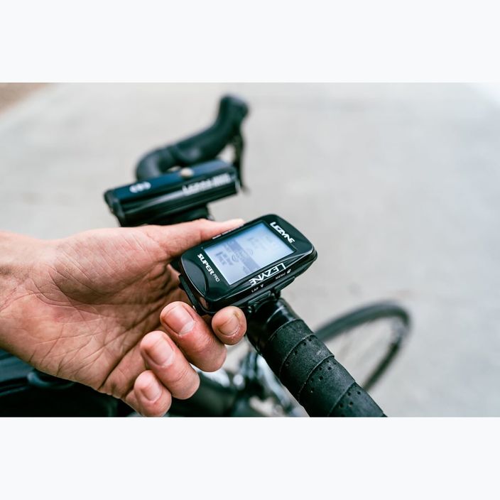 Lezyne Super Pro GPS kerékpárszámláló fekete 5