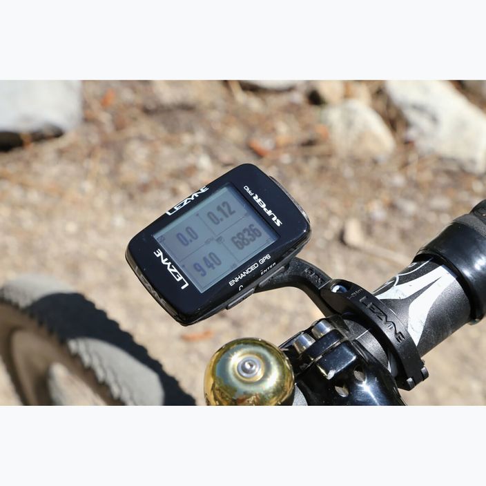 Lezyne Super Pro GPS kerékpárszámláló fekete 6