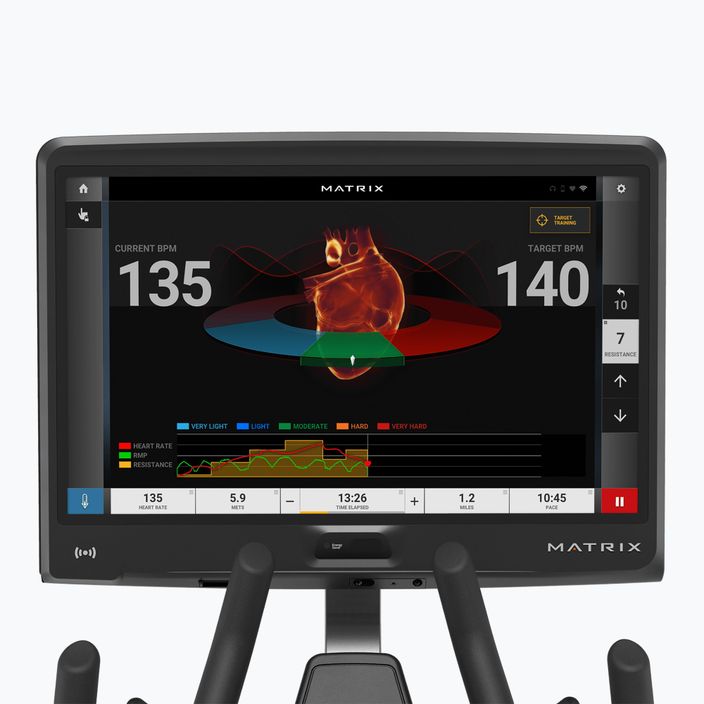Matrix Fitness Virtual Training Indoor Cycle CXV black 4