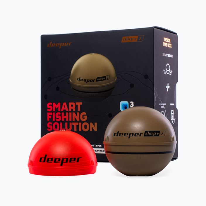 Deeper Smart Sonar Chirp+ 2.0 Barna DP4H10S10 2