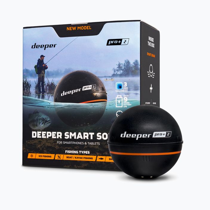 Deeper Smart Sonar Pro+ 2 horgász szonár fekete DP5H10S10 2
