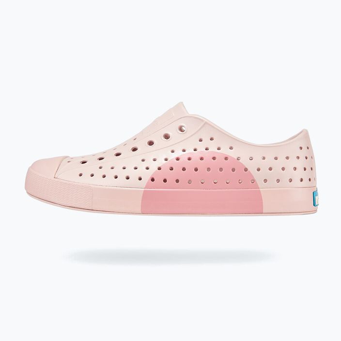Native Jefferson Block por rózsaszín/por rózsaszín/rózsaszín kör cipő 10