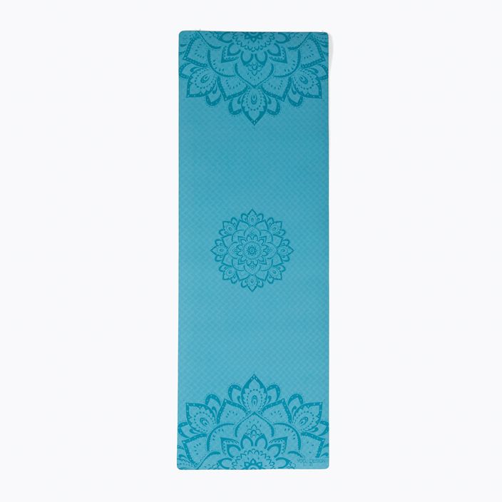 Yoga Design Lab Flow Pure jógaszőnyeg kék FM-6-Pure Mandala Aqua 2