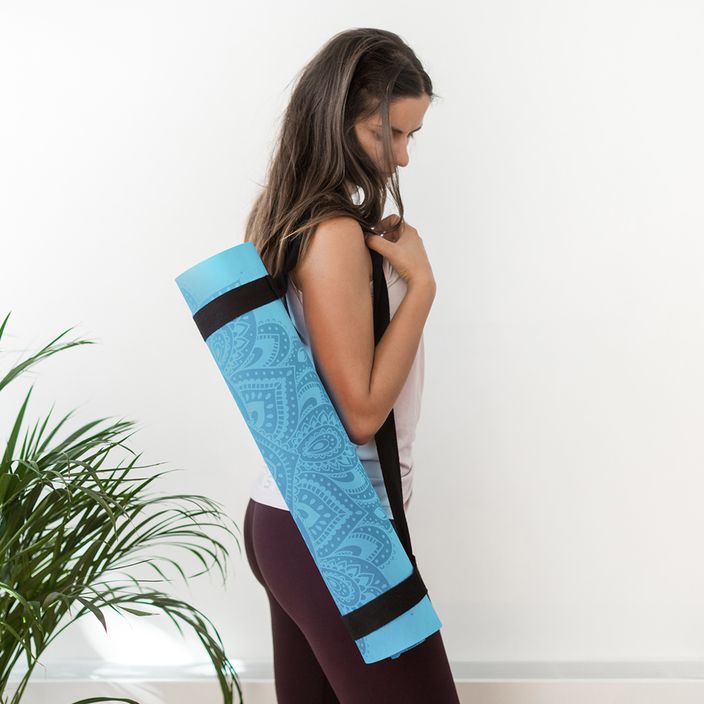 Yoga Design Lab Flow Pure jógaszőnyeg kék FM-6-Pure Mandala Aqua 9