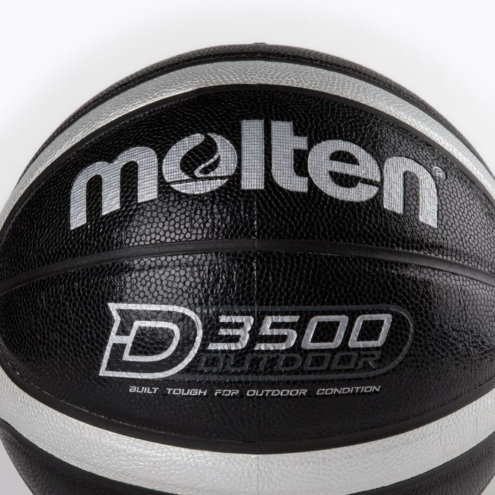 Molten Outdoor kosárlabda fekete B7D3500-KS 3