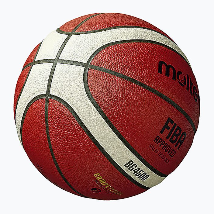 Kosárlabda Molten B7G4500 FIBA orange/ivory méret 7 3