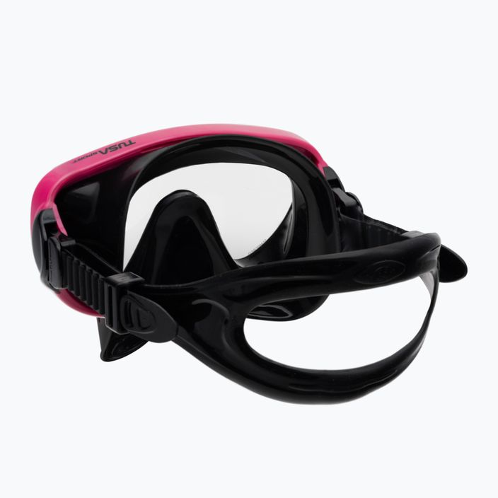 TUSA Serene maszk + snorkel búvárszett rózsaszín UC-1625 4