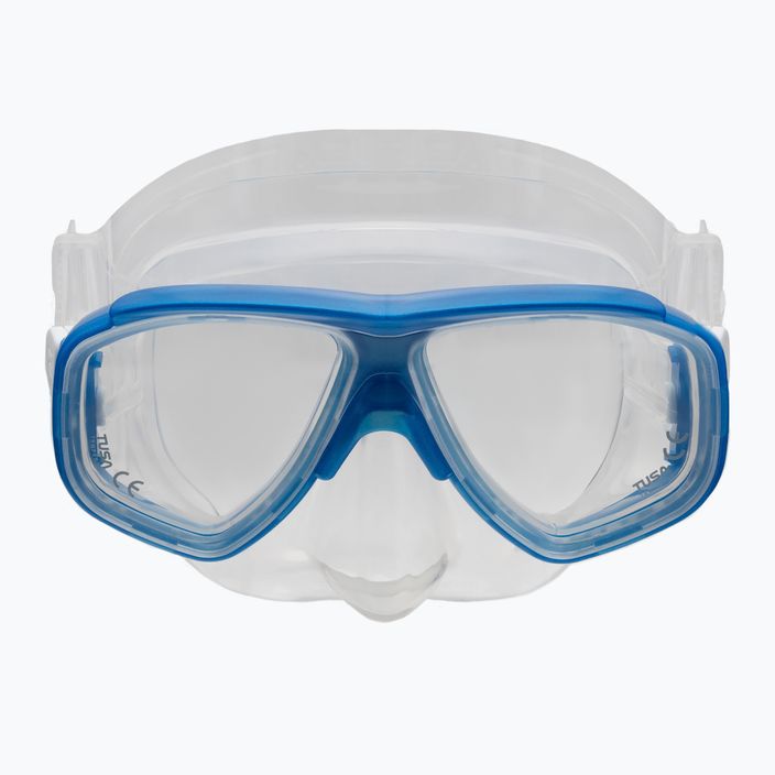 TUSA búvárszett maszk + snorkel kék UC-7519P 2