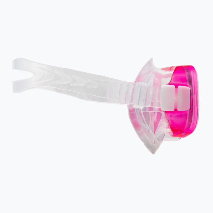 TUSA Gyermek búvárszett maszk + snorkel MINI-KLEIO rózsaszín UC-2022P 3