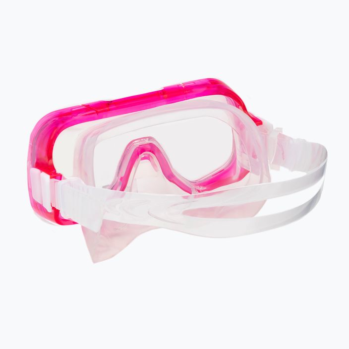 TUSA Gyermek búvárszett maszk + snorkel MINI-KLEIO rózsaszín UC-2022P 4
