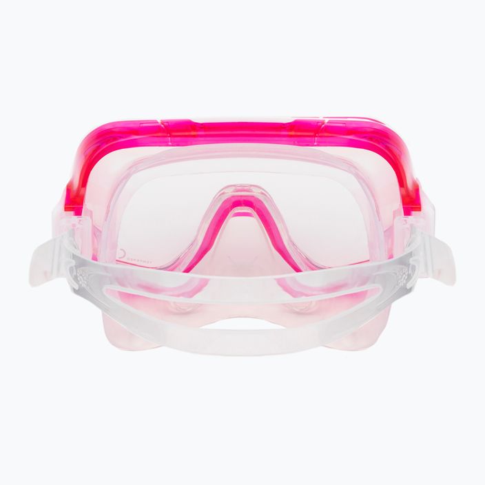 TUSA búvárszett maszk + snorkel + uszony rózsaszín UP-0201 9