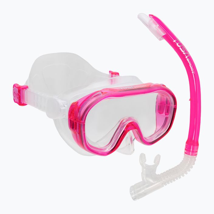 TUSA búvárszett maszk + snorkel rózsaszín UC-0211PFY