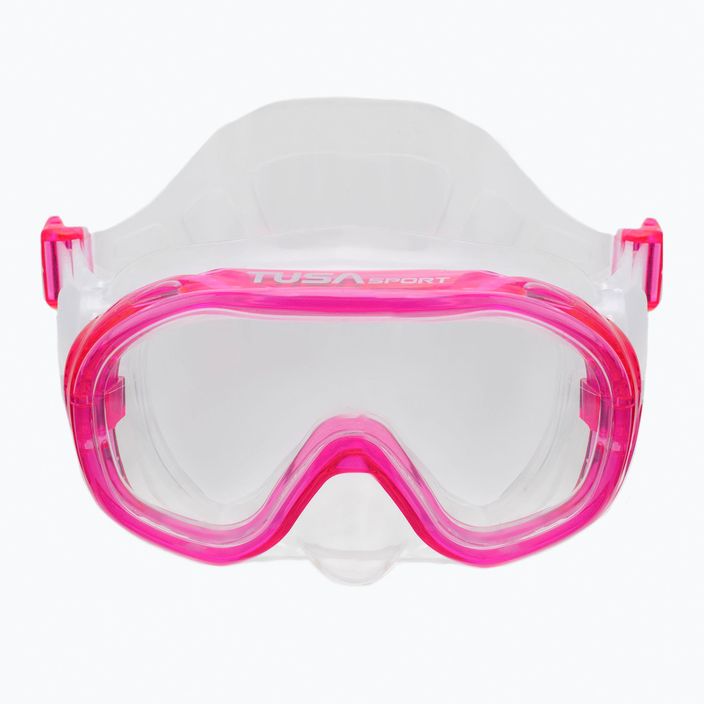 TUSA búvárszett maszk + snorkel rózsaszín UC-0211PFY 2