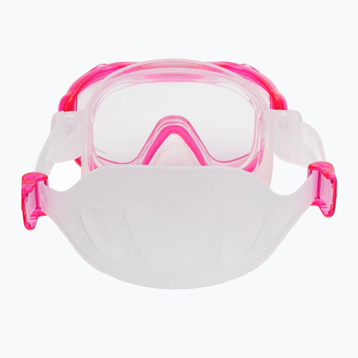TUSA búvárszett maszk + snorkel rózsaszín UC-0211PFY 4