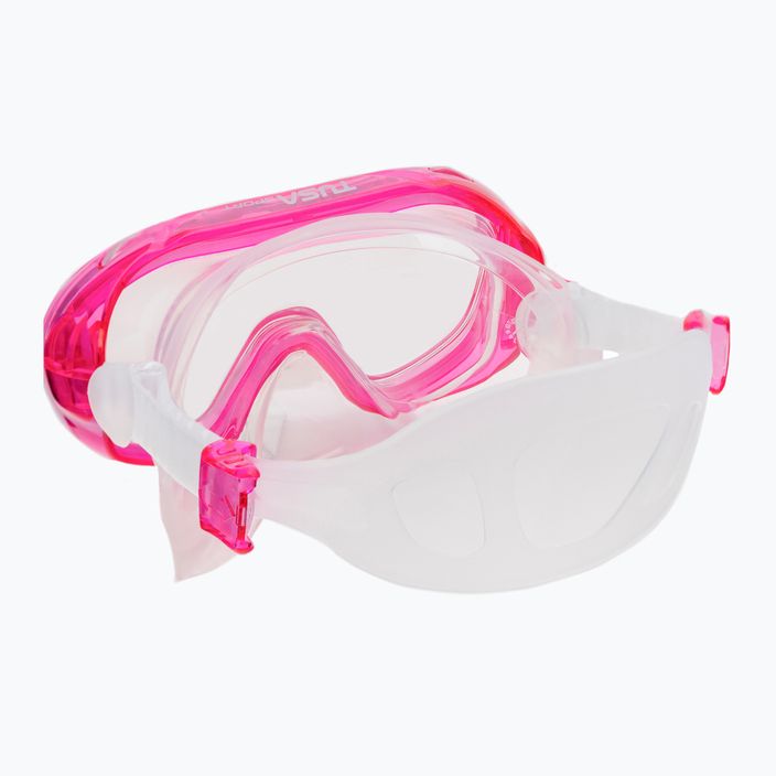 TUSA búvárszett maszk + snorkel rózsaszín UC-0211PFY 5
