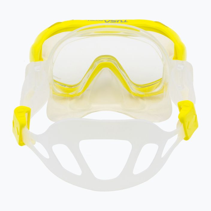TUSA maszk + snorkel szett sárga UC-0211PFY 5