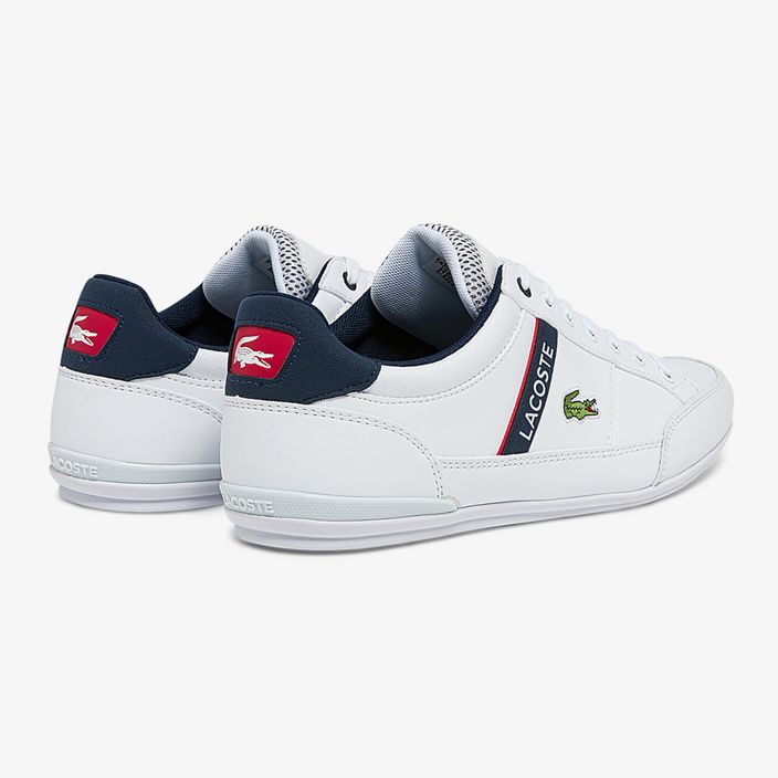 Lacoste férfi cipő 40CMA0067 fehér/navy/red 10