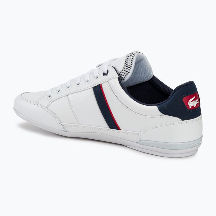 Lacoste férfi cipő 40CMA0067 fehér/navy/red 3
