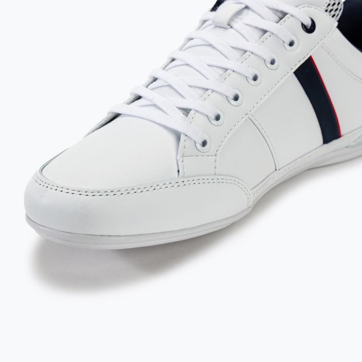 Lacoste férfi cipő 40CMA0067 fehér/navy/red 7