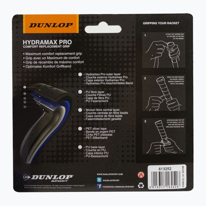 Squash Wraps Dunlop Hydramax Pro 2 db fekete 613252 2