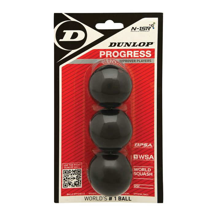 Dunlop Progress red dot squash labdák 3 db. 2