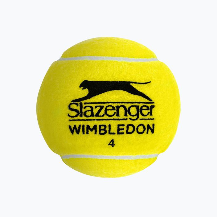 Slazenger Wimbledon teniszlabda 4 db sárga 340940 3