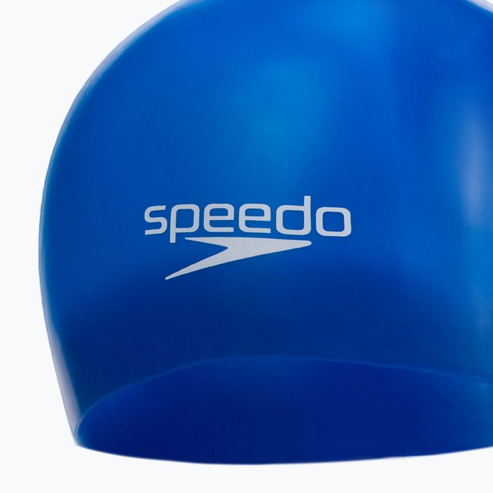 Speedo Plain Moulded Silicone gyermek úszósapka tengerészkék 68-709900002 2