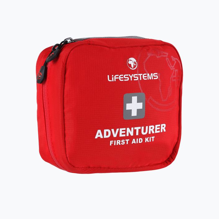 Lifesystems Adventurer First Aid Kit piros turisztikai elsősegélycsomag LM1030SI 2