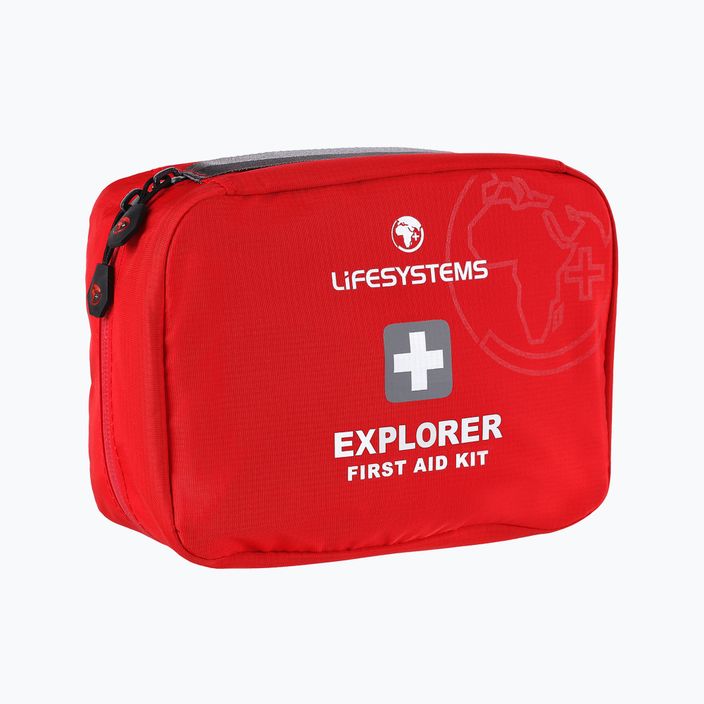 Lifesystems Explorer First Aid Kit piros turisztikai elsősegélycsomag LM1035SI 2