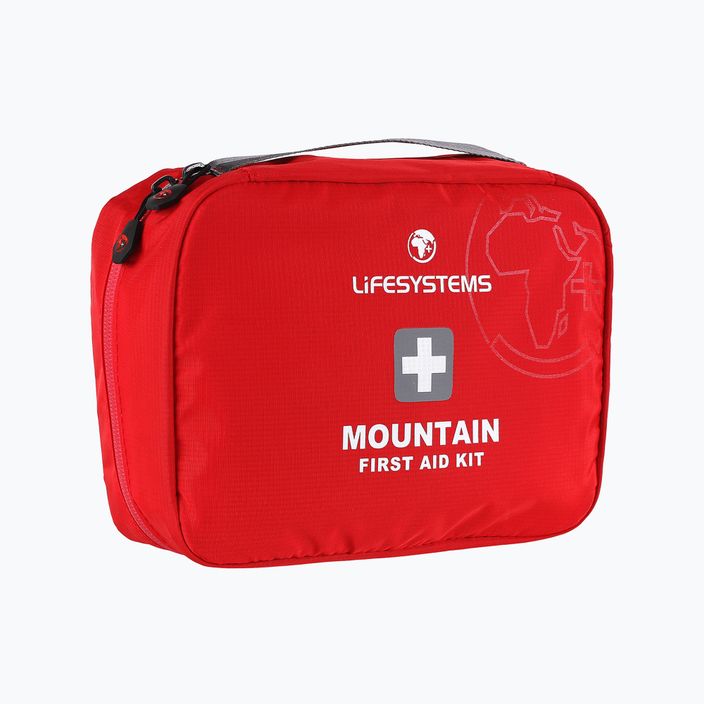 Lifesystems Mountain First Aid Kit piros turisztikai elsősegélycsomag LM1045SI 2
