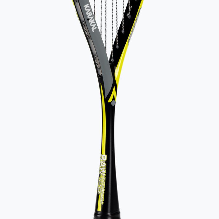 Squash ütő Karakal Raw 120 fekete és sárga KS20012 4