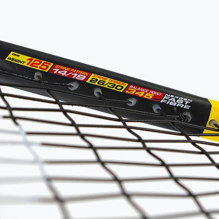 Squash ütő Karakal S-PRO 2.0 fekete/sárga 4