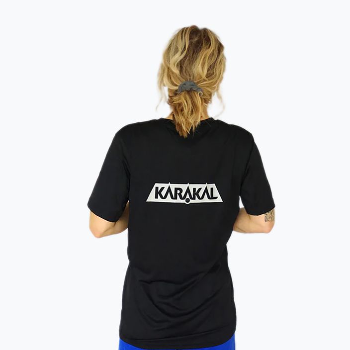 Férfi tenisz póló Karakal Pro Tour Tee fekete KC5421 KC5421 4
