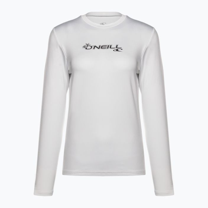 Női úszópóló O'Neill Basic Skins Sun Shirt fehér 4340