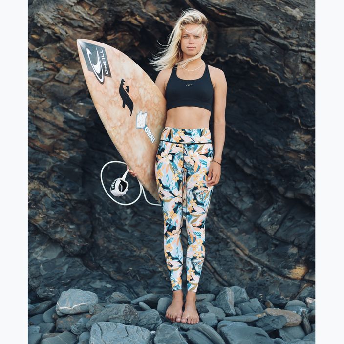 Női neoprén leggings O'Neill Bahia 1.5 mm fekete/demi virágos/fekete 3