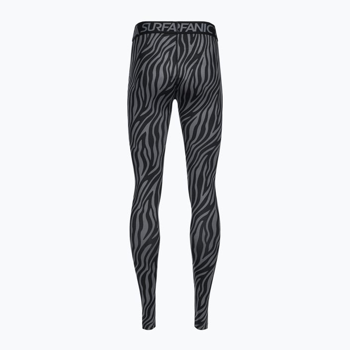 Női termoaktív nadrág Surfanic Cozy Limited Edition Long John black zebra 6