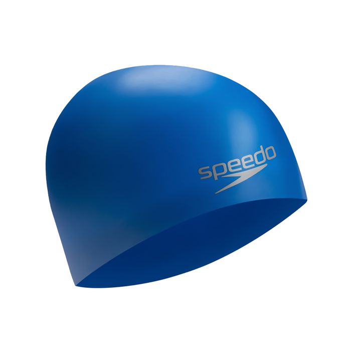 Speedo Egyszínű, formázott szilikon úszósapka kék 68-709842610 2
