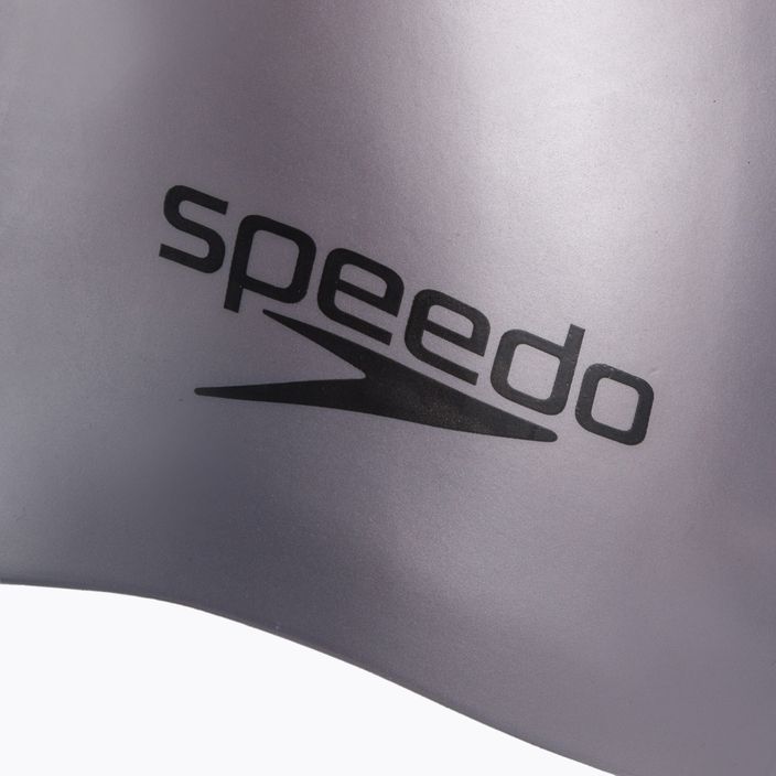 Speedo Plain Moulded szilikon ezüst úszósapka 68-70984 3