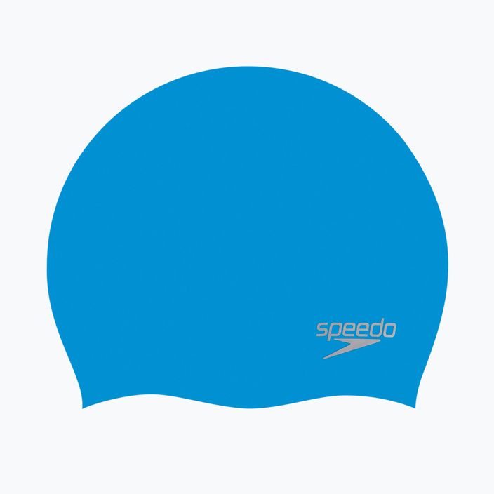 Speedo Plain Moulded szilikon úszósapka kék 68-70984 4