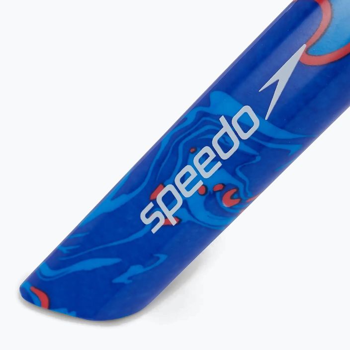 Speedo Centre bllue flame/pool blue/fluo tangerine úszó snorkel 2