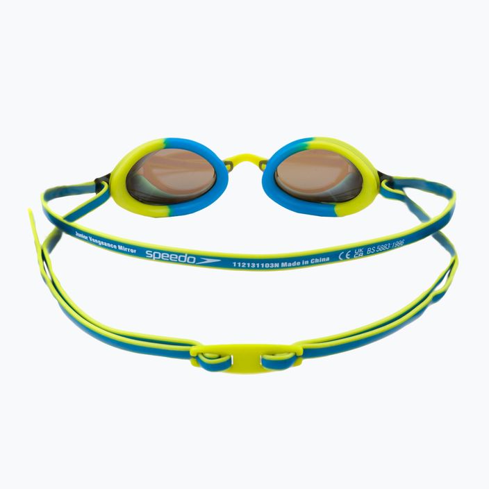 Speedo Vengeance Mirror Junior kék/sárga gyermek úszószemüveg 68-11325 4