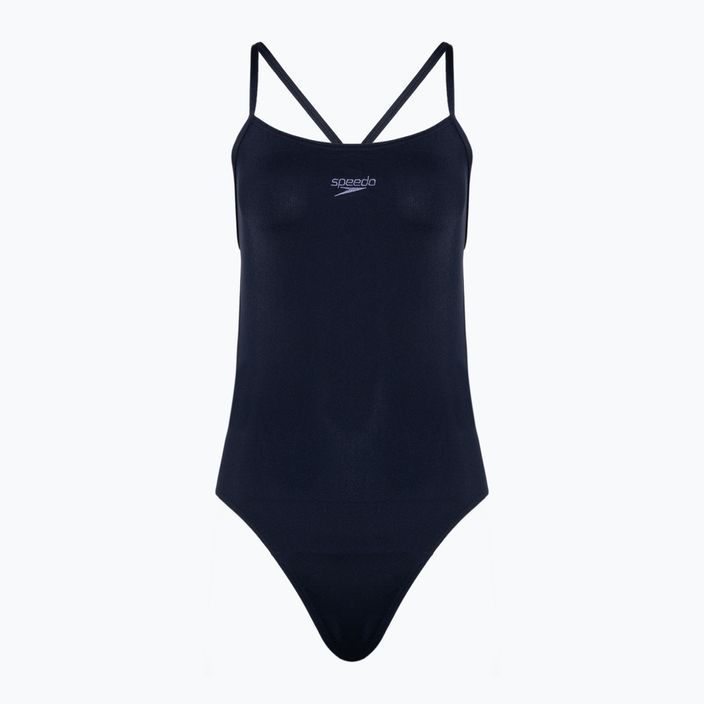 Speedo Endurance+ Thinstrap női egyrészes fürdőruha true navy