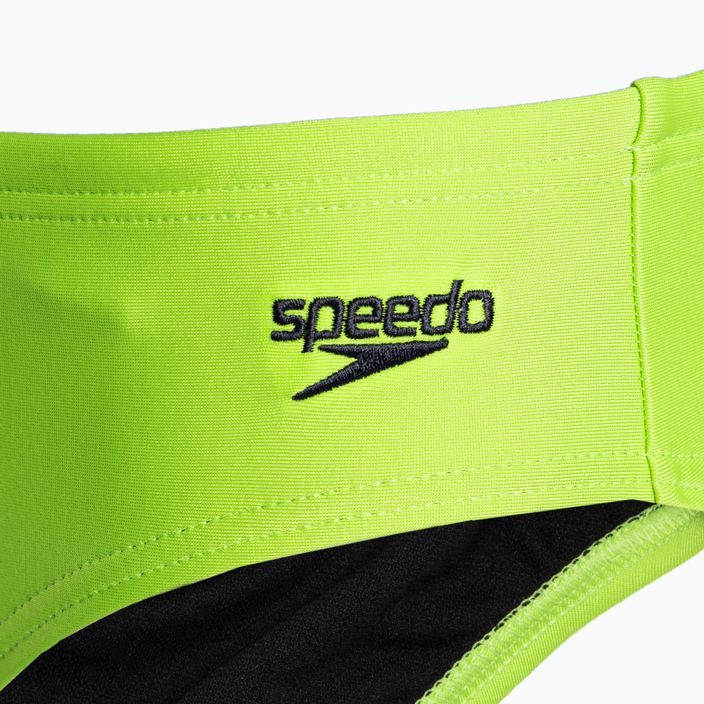 Speedo Logo 6.5cm Brief gyermek fürdőnadrág zöld 68-05533G694 3