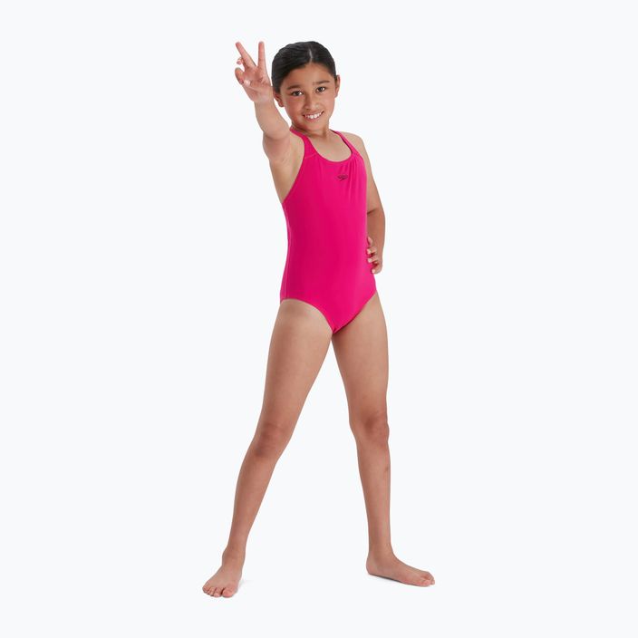 Speedo Eco Endurance+ Medalist gyermek egyrészes fürdőruha rózsaszín 8-13457B495 5